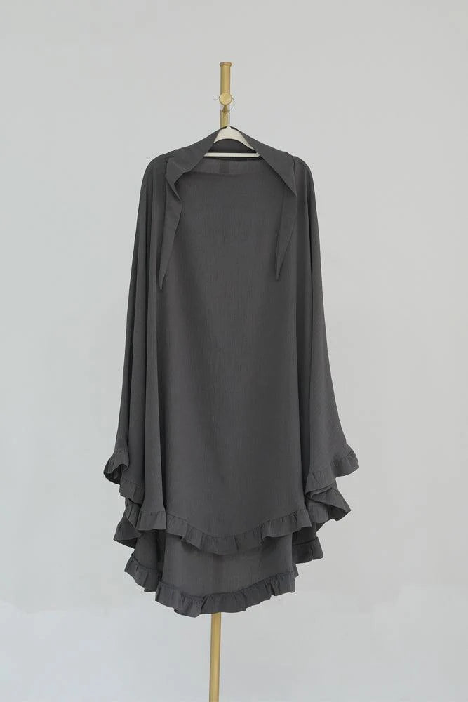 Layer Ruffle Edge Khimar Hijab