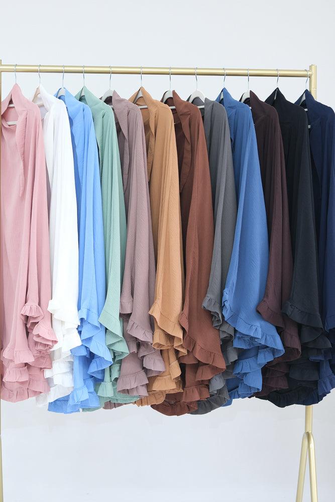 Layer Ruffle Edge Khimar Hijab
