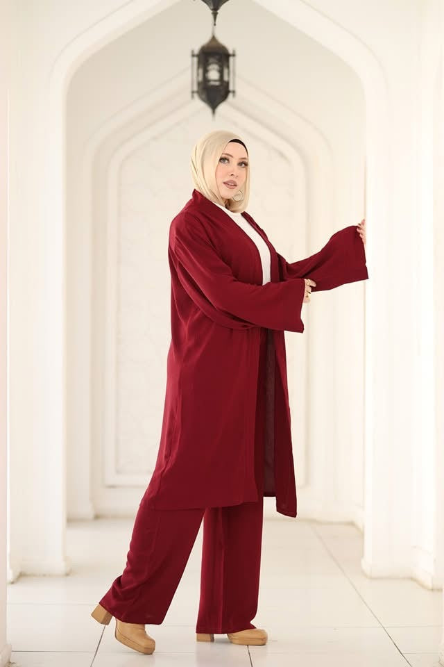 Stylish and Comfortable Open Set_ for everyday look