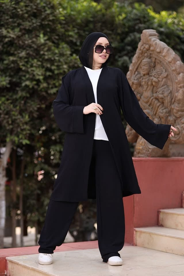 Emerald black Modest Wear Set for Everyday Chic