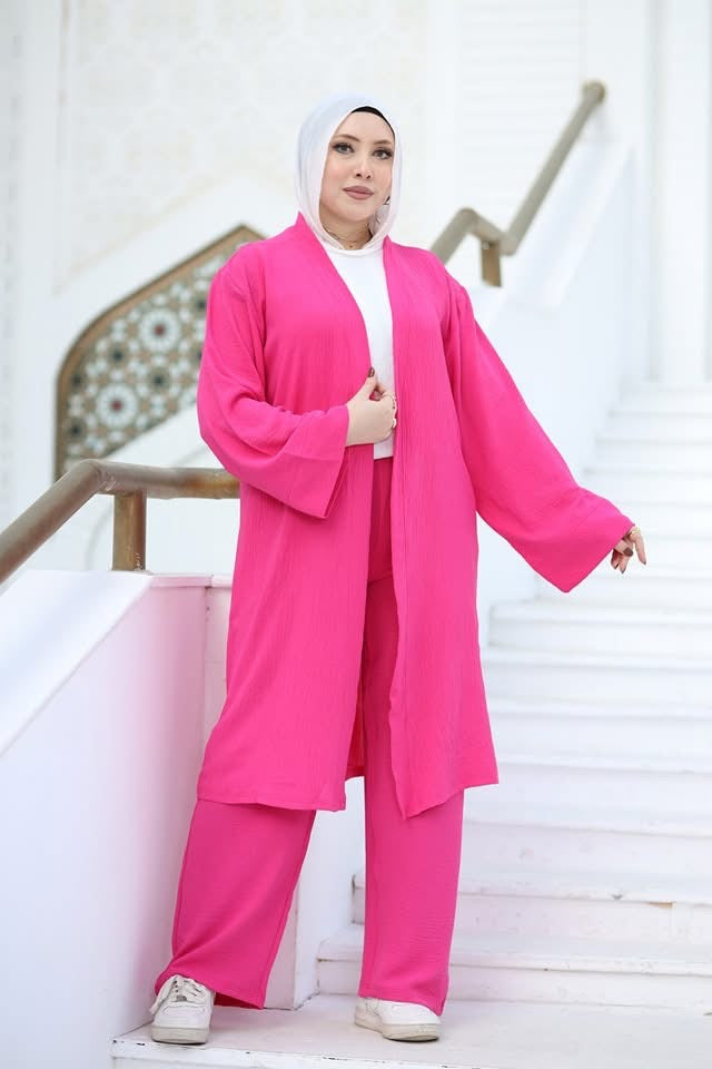 Modest, chic and comfort pink Set