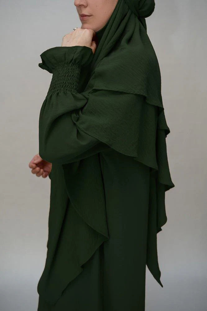 Prayer Umrah gown with niqab feature
