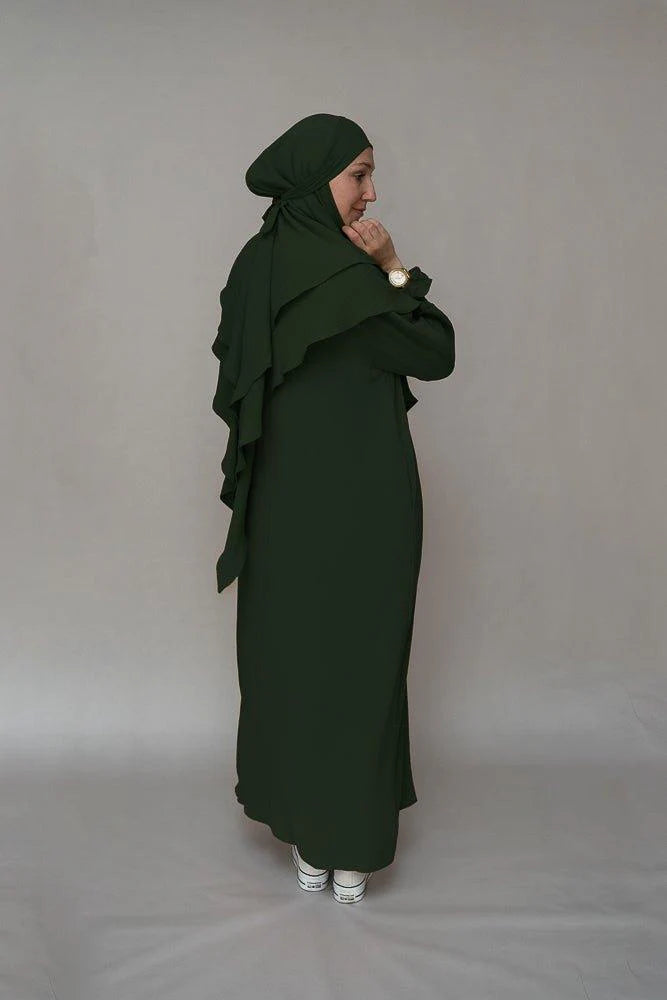 Prayer Umrah gown with niqab feature