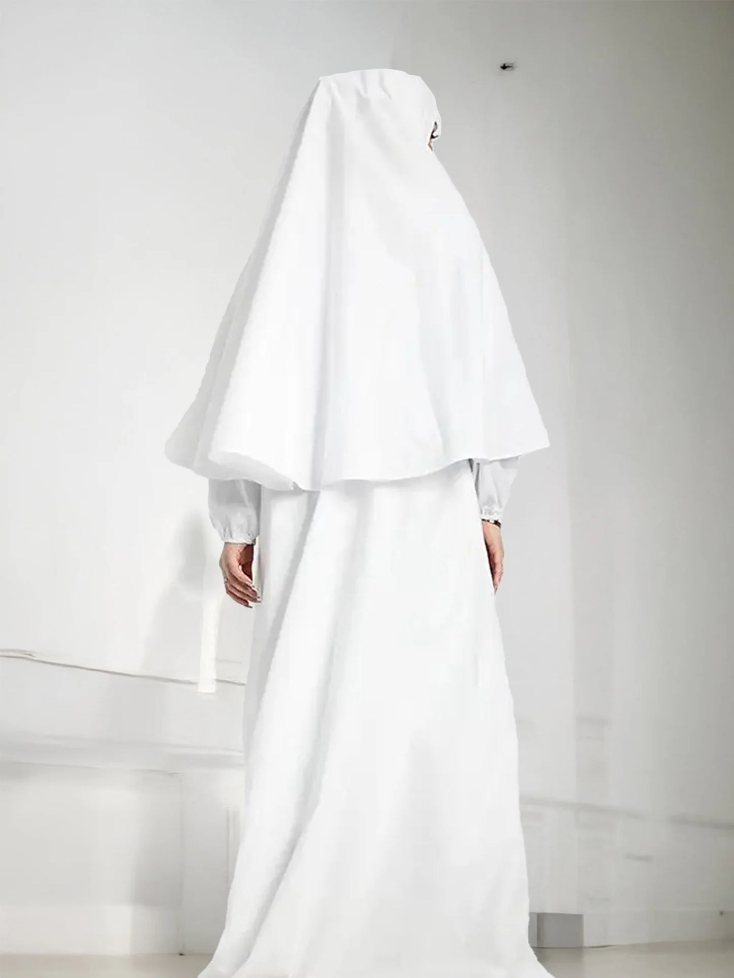 Classic White  Modesty Ihram Abaya Set for Hajj and Umrah