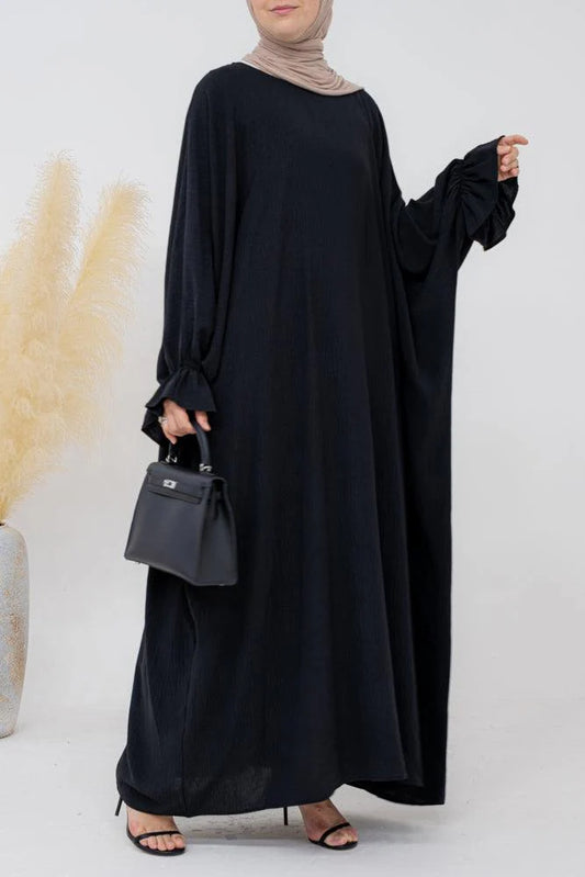 Classic Black Batwing Abaya