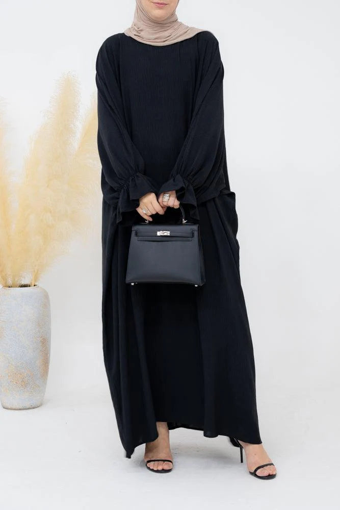 Classic Black Batwing Abaya