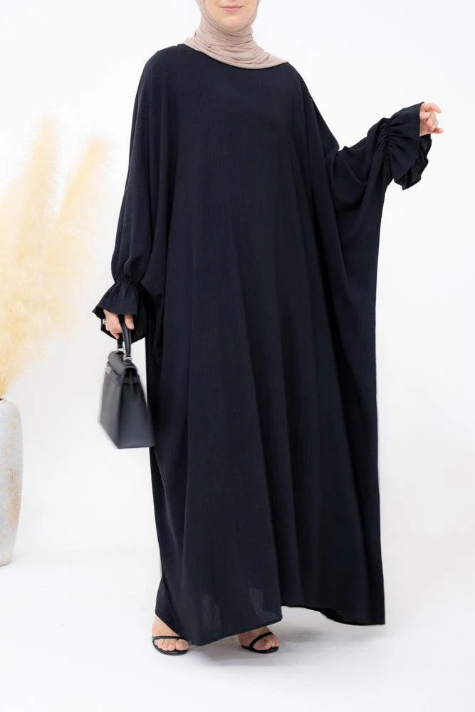 Classic Black Batwing Abaya