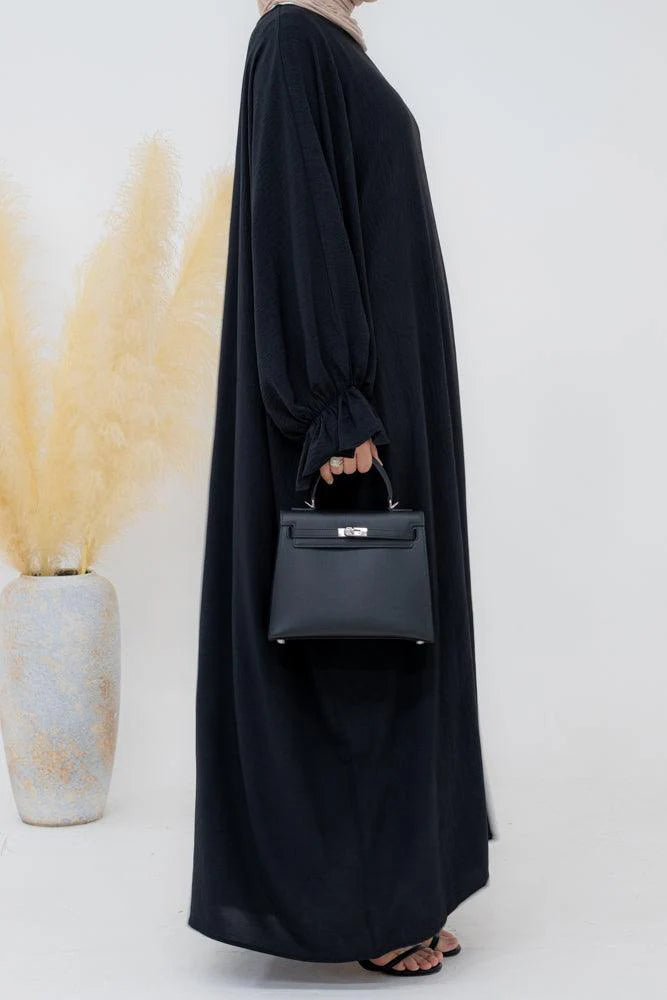 Classic Black Batwing Abaya