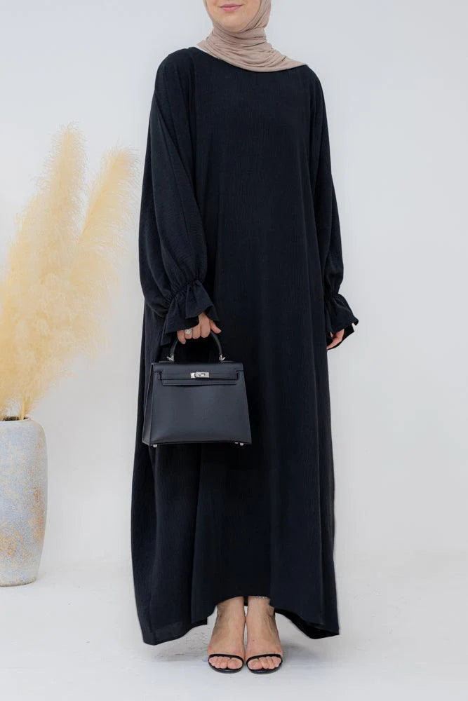 Classic Black Batwing Abaya