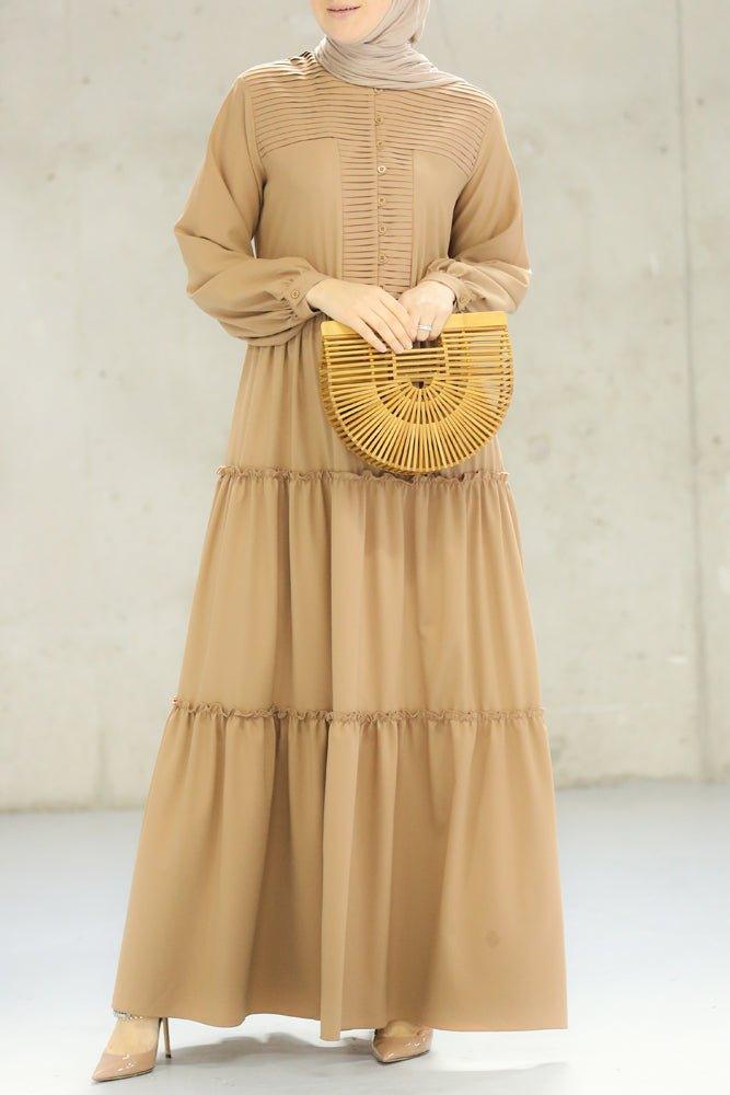 Timeless Beige Maxi Dress